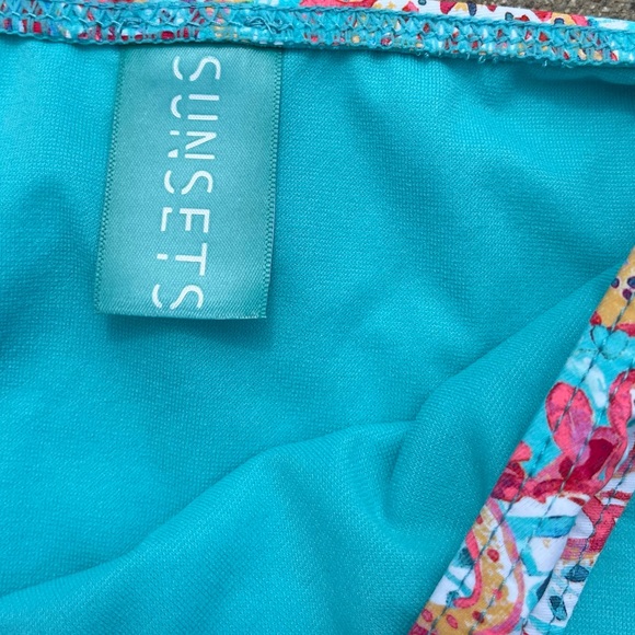 Sunsets Fiesta Flora Wild Thing Bikini Bottom size L - Picture 3 of 6